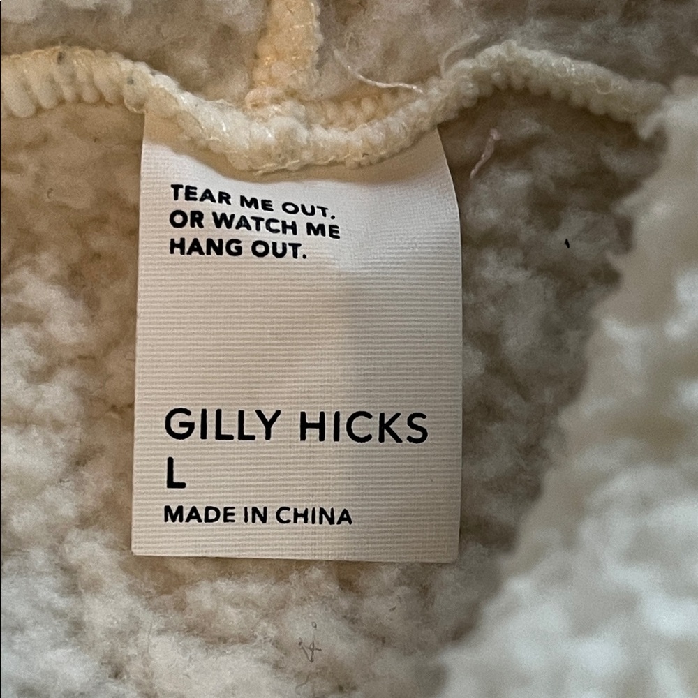 Gilly Hicks Cream Fleece Hoodie and Shorts Set - Picture 2 of 11
